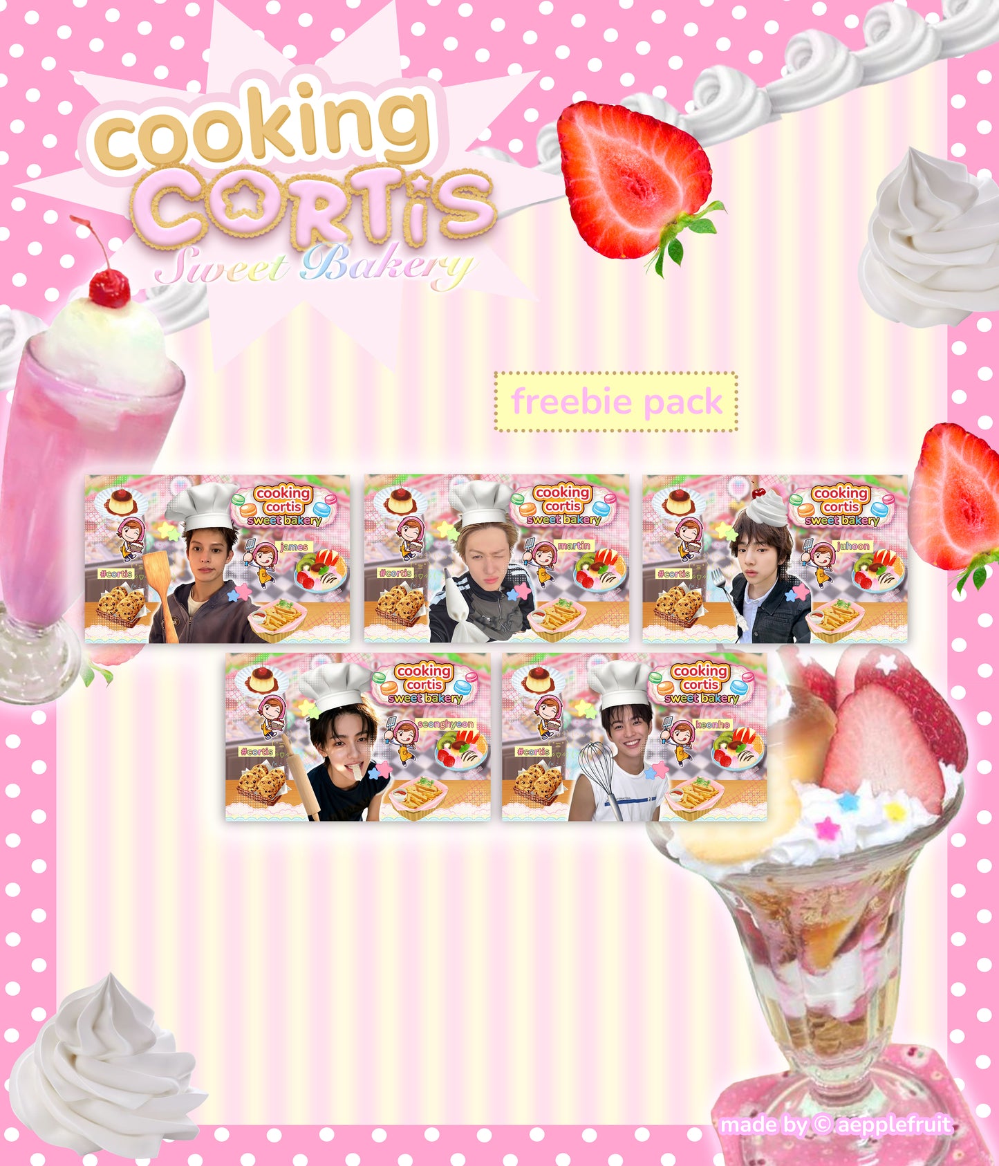 Cooking Cortis Freebie Card Pack