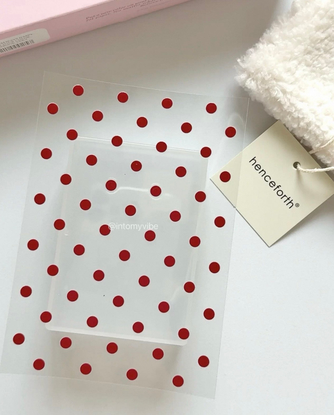 PREORDER [intomyvibe] polka dot transfer film sheet