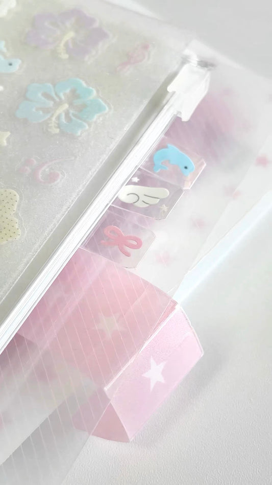PREORDER [intomyvibe] pastel index sticker sheet