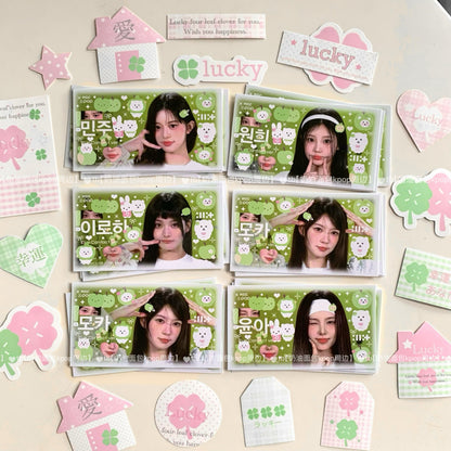 [Cream Bread K-pop Merch] ILLIT clover freebie card pack
