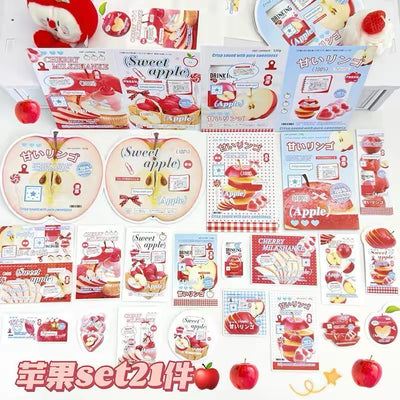 sweet apple themed packing set
