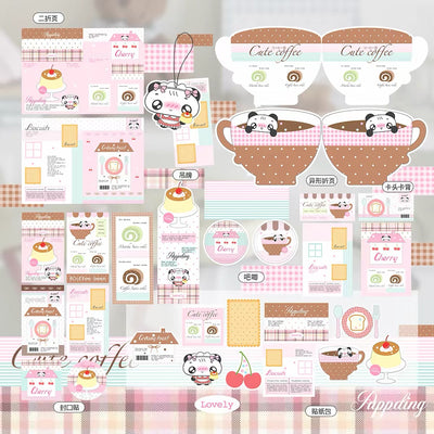 sweet biscuit puppding themed packing set