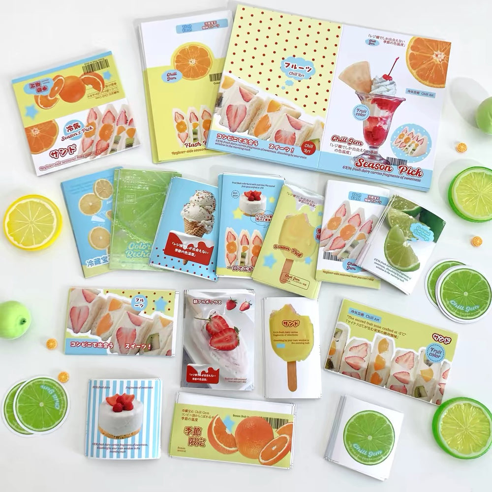 fruit sando (citrus fruit dessert) themed packing set