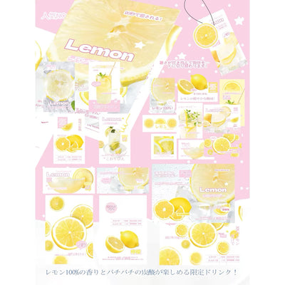 lemon water themed packing set