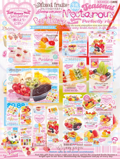 mixed fruits themed packing set